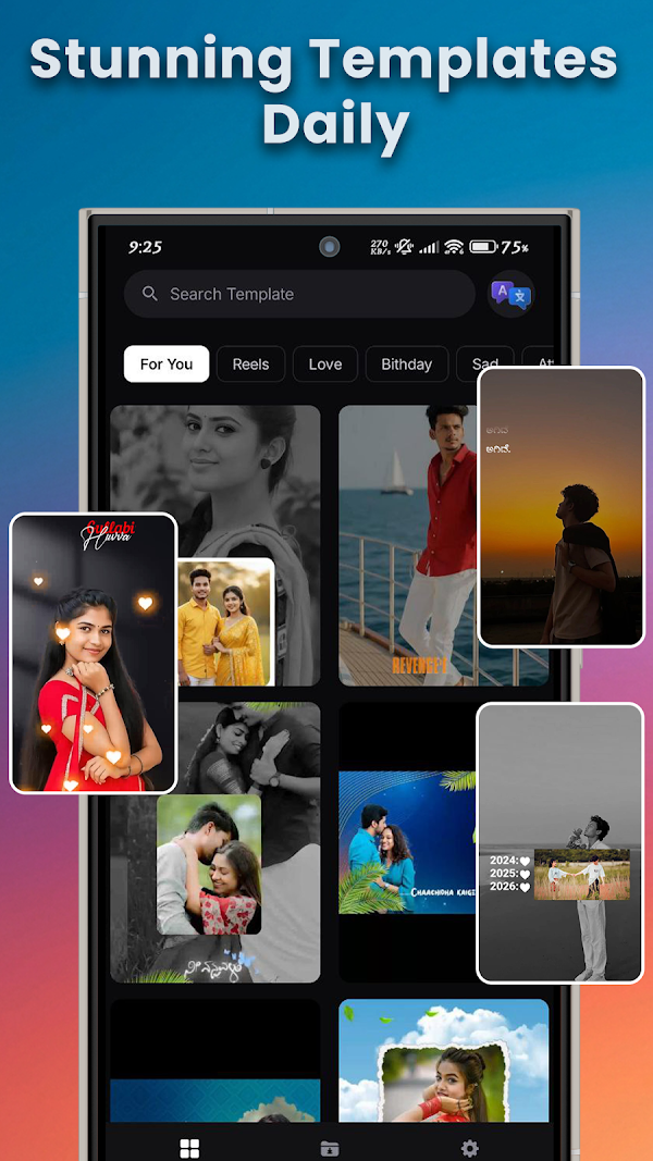 ReelCut: stunning trending templates added daily
